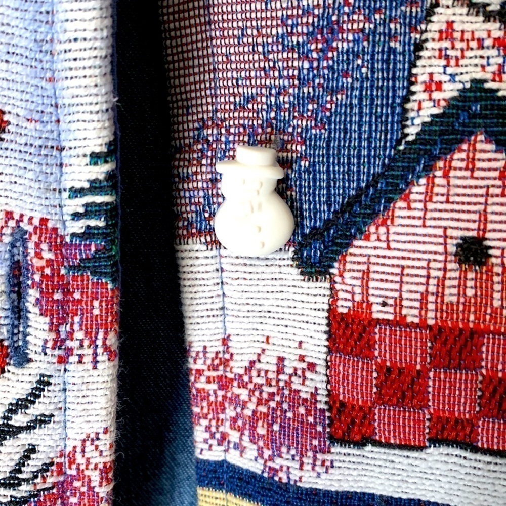 Karen hart women’s Christmas vest size larger - Picture 4 of 4